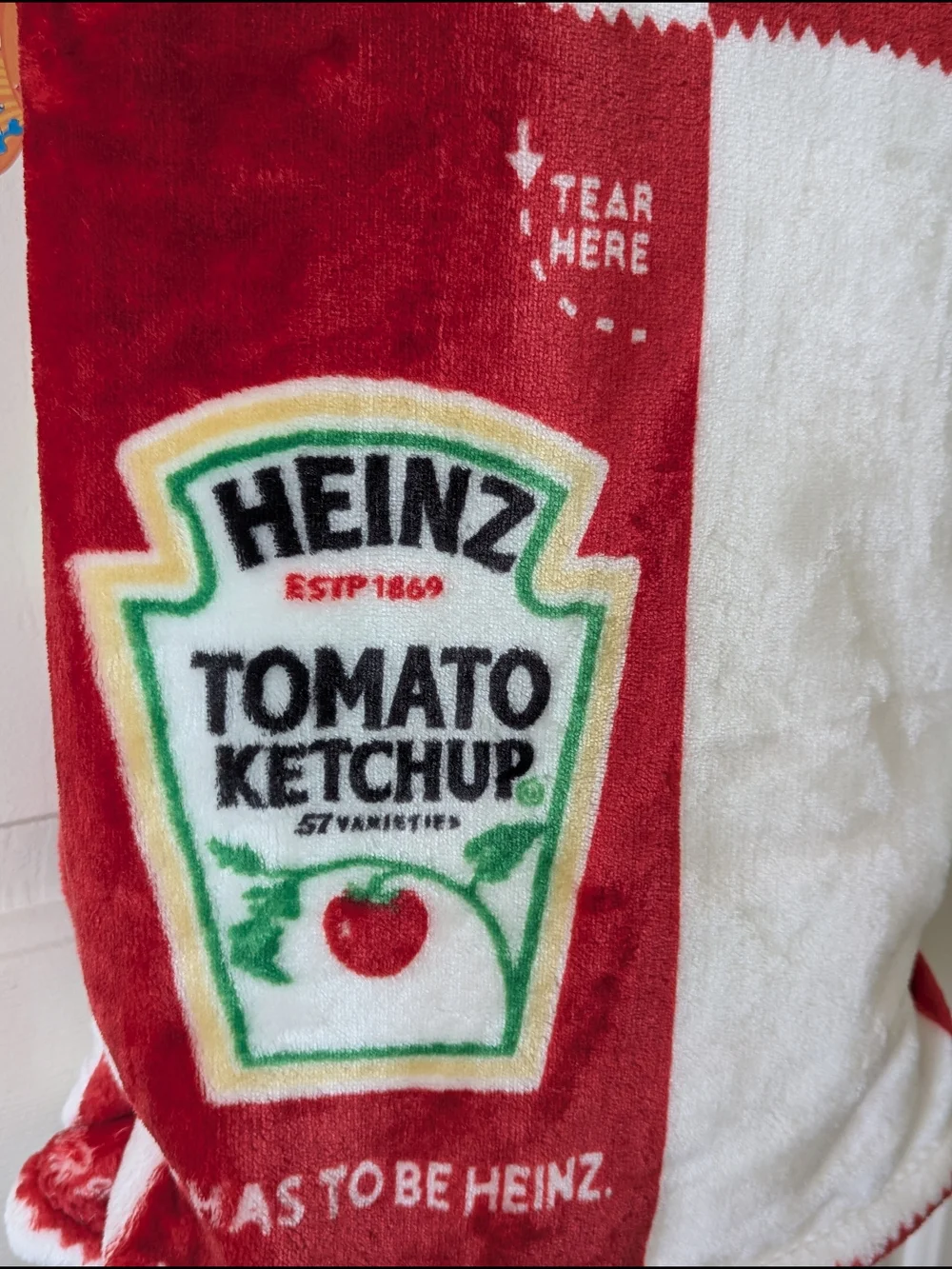 Heinz Tomato Ketchup Packets Velvet Soft Throw Blanket 60 x 70 exclusive 2026